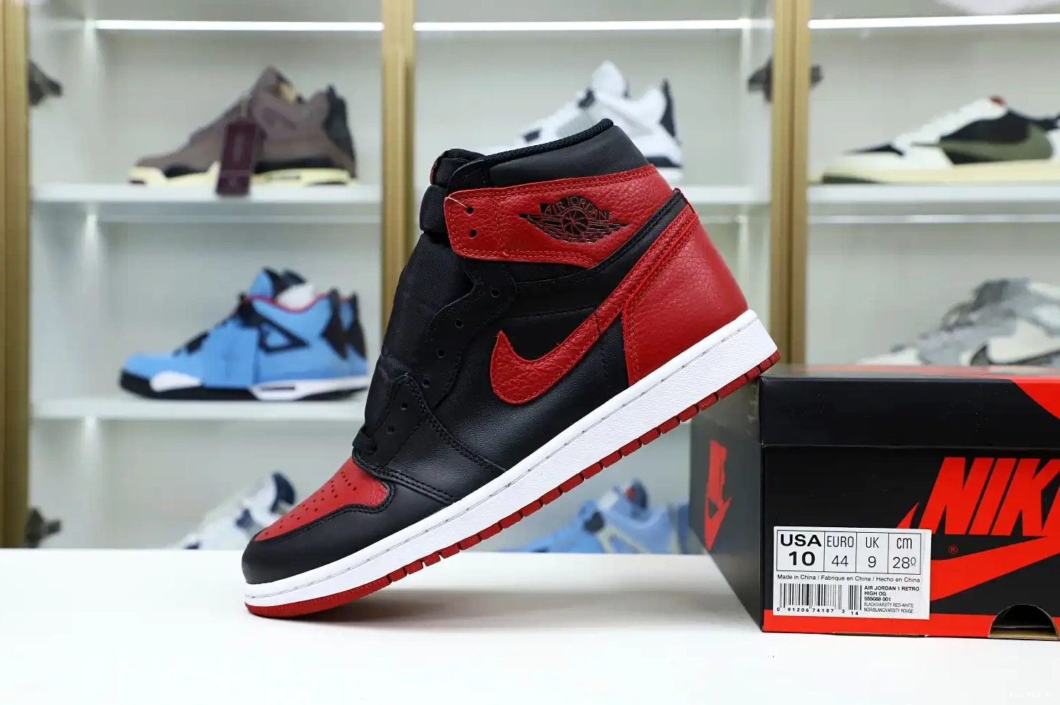 HIGH 'BRED' JORDAN Kimikick 1 OG AIR RETRO 0704